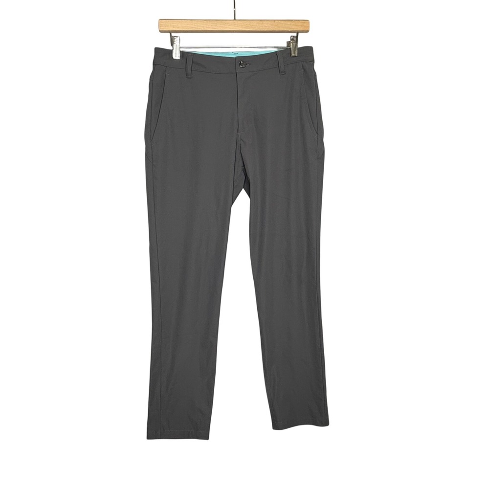 Birddogs Mens Boom Pants Lined Charcoal Grey 30x30 (30x28.5) Chino Golf Pockets